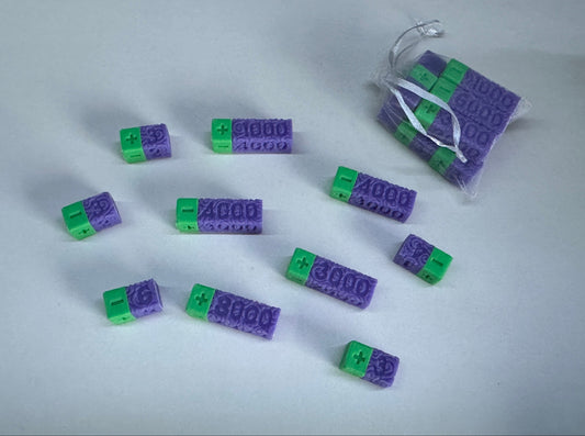 Pack de 7 contadores tematizados OP