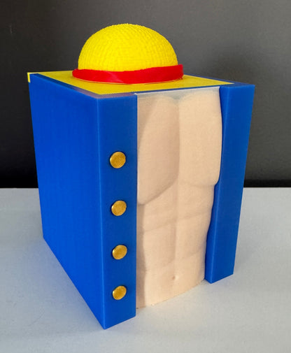 Deckbox OP "Luffy" (azul)