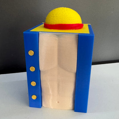 Deckbox OP "Luffy" (azul)