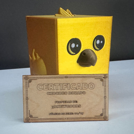 Deckbox FF Special Edition: Golden Choboco 