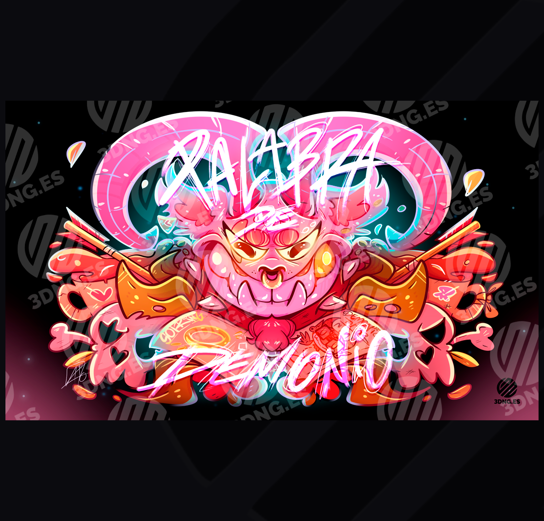 Playmat "Palabra de Demonio"
