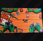 Playmat "Tortugas en partida"